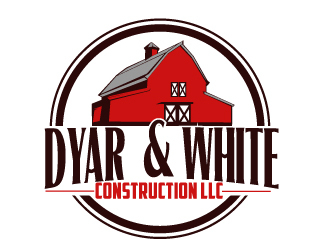Dyar & White Construction  logo design by AamirKhan