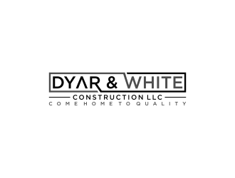 Dyar & White Construction  logo design by RIANW