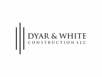 Dyar & White Construction  logo design by menanagan