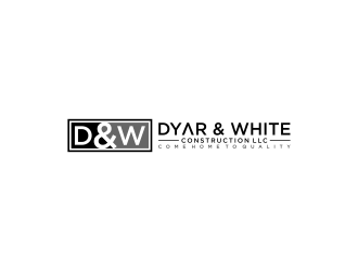 Dyar & White Construction  logo design by RIANW