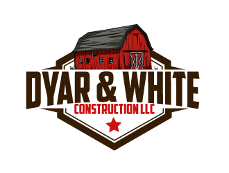 Dyar & White Construction  logo design by AamirKhan