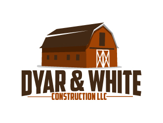 Dyar & White Construction  logo design by AamirKhan