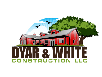 Dyar & White Construction  logo design by AamirKhan