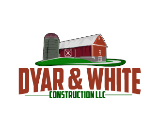 Dyar & White Construction  logo design by AamirKhan