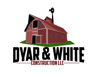 Dyar & White Construction  logo design by AamirKhan