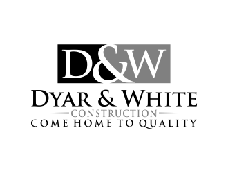 Dyar & White Construction  logo design by aflah