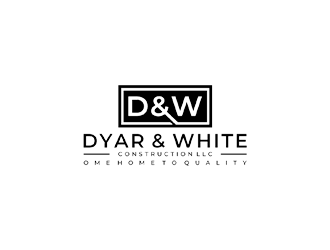 Dyar & White Construction  logo design by jancok