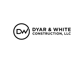 Dyar & White Construction  logo design by funsdesigns