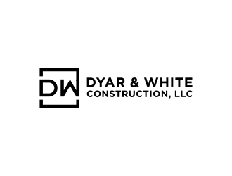 Dyar & White Construction  logo design by funsdesigns