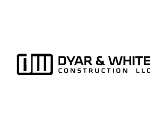 Dyar & White Construction  logo design by keylogo