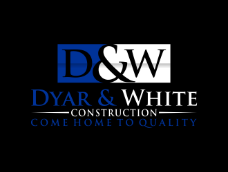 Dyar & White Construction  logo design by aflah