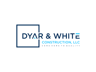 Dyar & White Construction  logo design by GassPoll