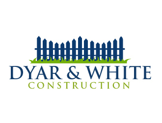 Dyar & White Construction  logo design by AamirKhan