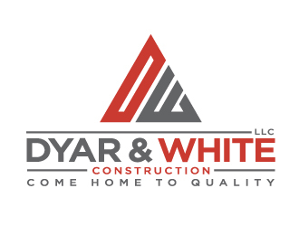 Dyar & White Construction  logo design by Sandip