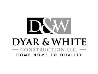 Dyar & White Construction  logo design by akilis13