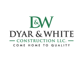 Dyar & White Construction  logo design by akilis13