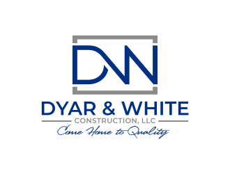 Dyar & White Construction  logo design by mutafailan