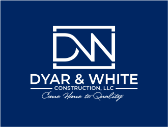 Dyar & White Construction  logo design by mutafailan