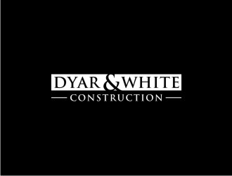 Dyar & White Construction  logo design by bombers