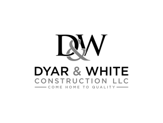 Dyar & White Construction  logo design by deddy