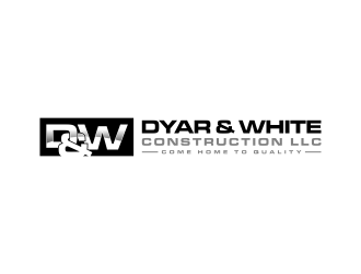 Dyar & White Construction  logo design by deddy