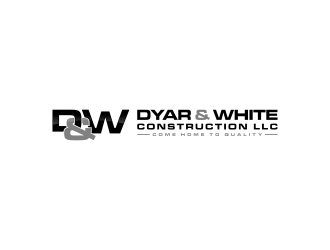 Dyar & White Construction  logo design by deddy