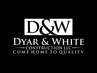 Dyar & White Construction  logo design by aflah