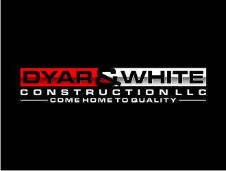 Dyar & White Construction  logo design by puthreeone