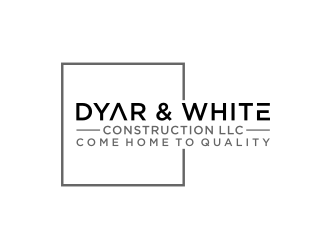 Dyar & White Construction  logo design by johana