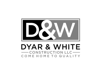Dyar & White Construction  logo design by johana