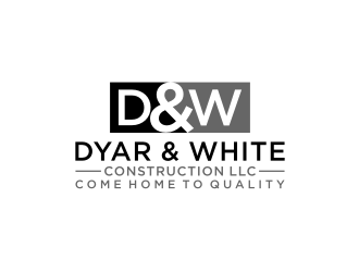 Dyar & White Construction  logo design by johana