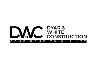 Dyar & White Construction  logo design by nexgen