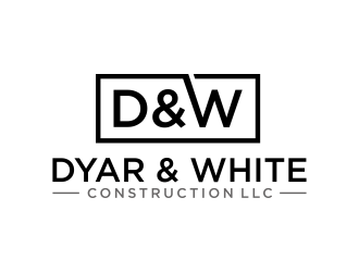 Dyar & White Construction  logo design by GassPoll