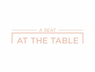 A Seat at the Table logo design by hopee