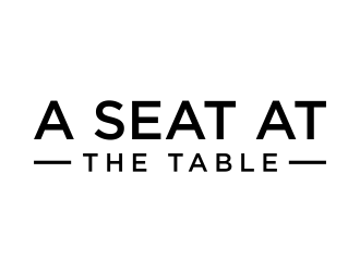 A Seat at the Table logo design by p0peye