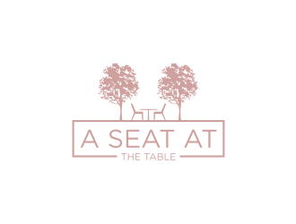 A Seat at the Table logo design by hopee