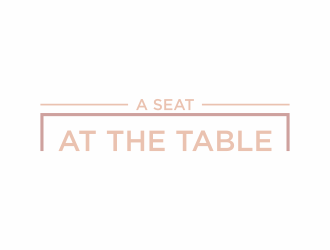 A Seat at the Table logo design by hopee