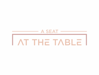 A Seat at the Table logo design by hopee