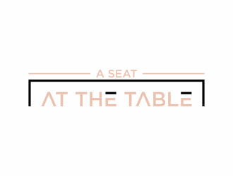 A Seat at the Table logo design by hopee