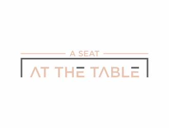 A Seat at the Table logo design by hopee