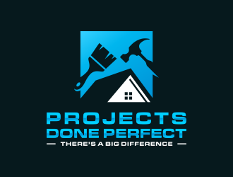Projects Done Perfect logo design by funsdesigns