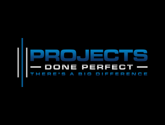 Projects Done Perfect logo design by p0peye