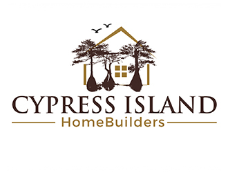 Cypress Island HomeBuilders logo design by PrimalGraphics