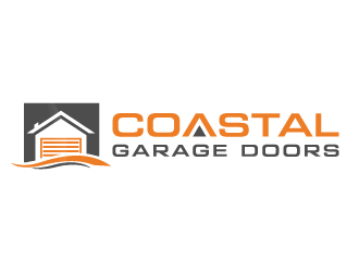 Coastal Garage Doors logo design by akilis13