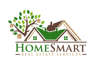 Home Smart Real Estate Services logo design by MarkindDesign