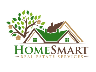Home Smart Real Estate Services logo design by MarkindDesign
