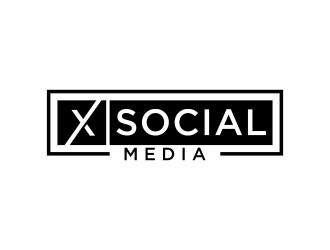 X Social Media logo design by menanagan