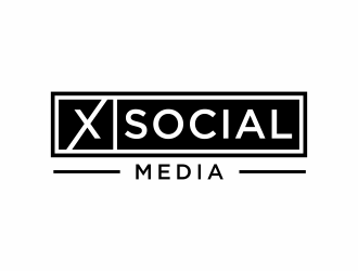 X Social Media logo design by menanagan