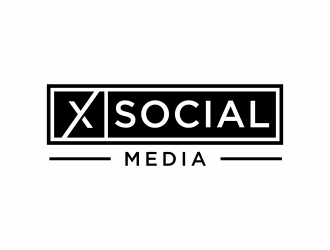 X Social Media logo design by menanagan
