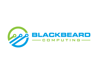 Blackbeard Computing logo design by pencilhand